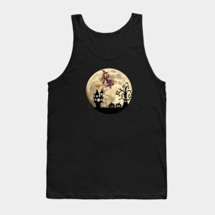 That Good Witch with Pumpkin Halloween Witchcraft Tank Top